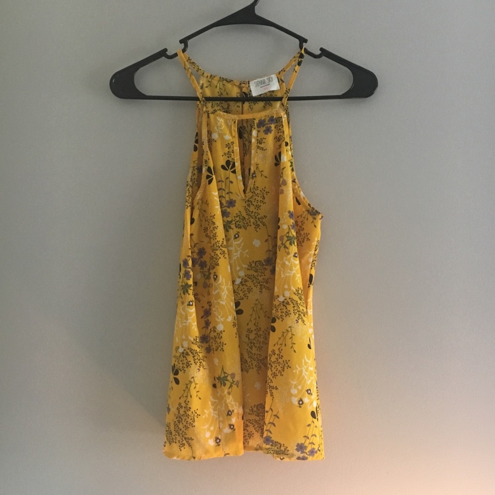 Yellow summer top